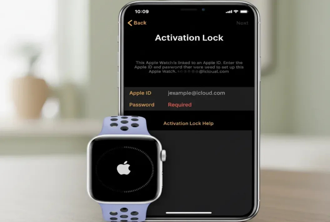 ازالة حساب الايكلاود لساعات ابل