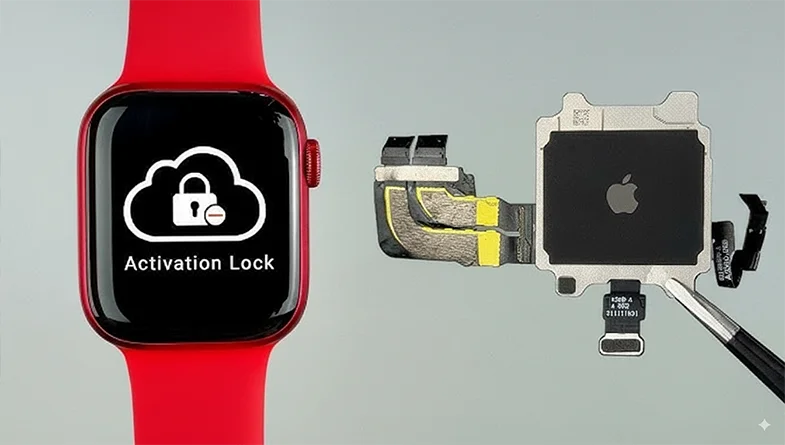 حذف حساب الايكلاود | تغيير بورد ساعة ابل