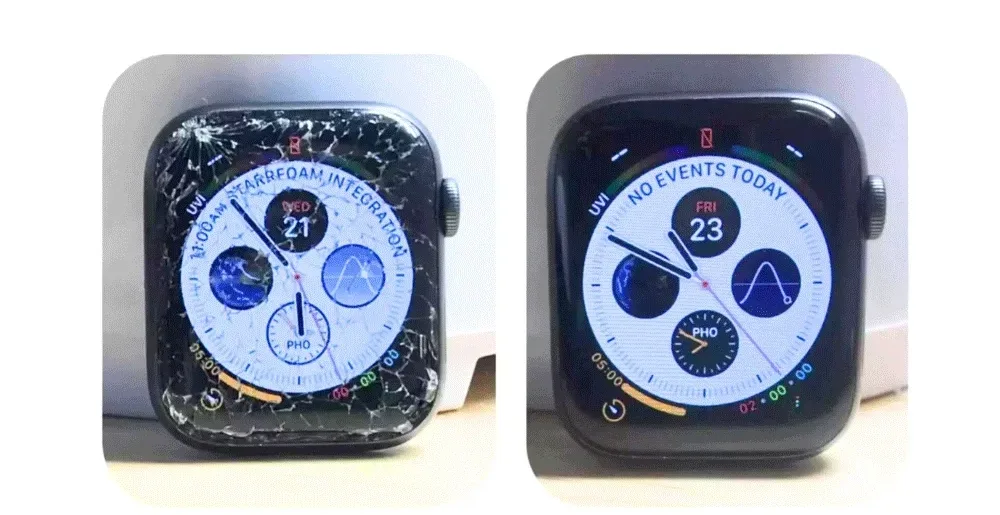 صيانة ساعات ابل تغيير شاشة خارجيه