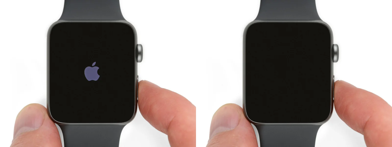 كيفية إعادة تشغيل ساعة ابل المعلقة Apple Watch 3 فرض اعادة تشغيل ساعة ابل